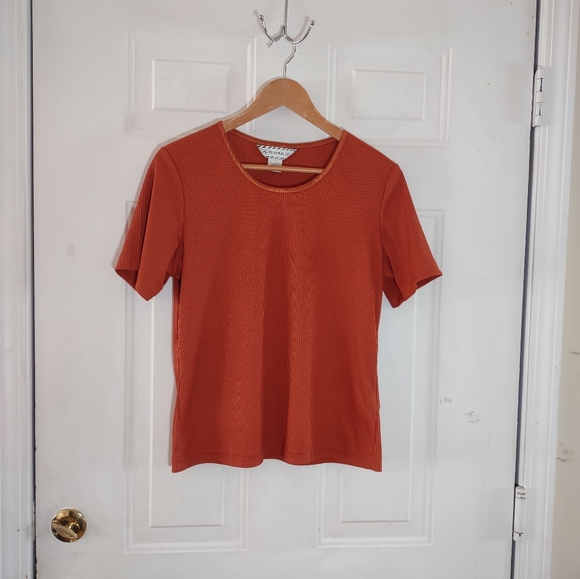 Allison Daley Short Sleeves Women's Blouse. Size M - Picture 4 of 7